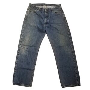 Vintage‎ Polo Jeans Co Ralph Lauren Mens Jeans Blue Denim Tapered Leg Cotton